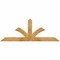 Ekena Millwork Richland Rough Sawn Timber Gable Bracket, Western Red Cedar, 60"W x 22"H x 2"D x 4"F, 9/12 Pitch GBW060X22X0204RIC00RWR - alternate 1